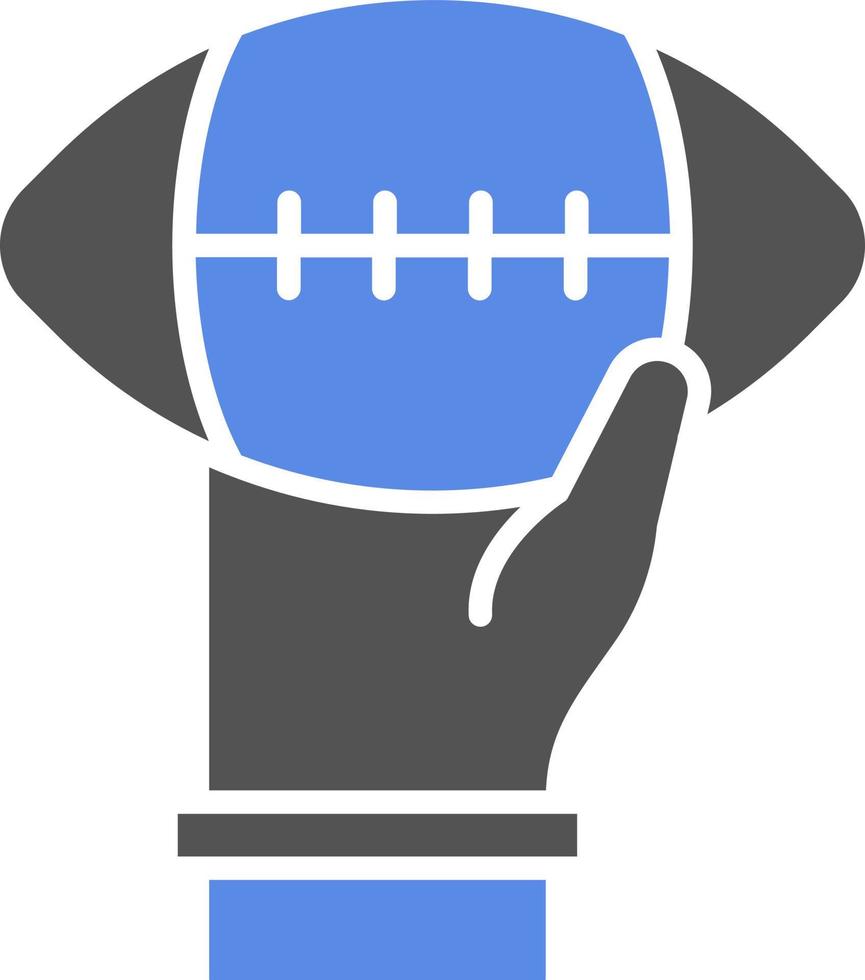 Quarterback Vector Icon Style