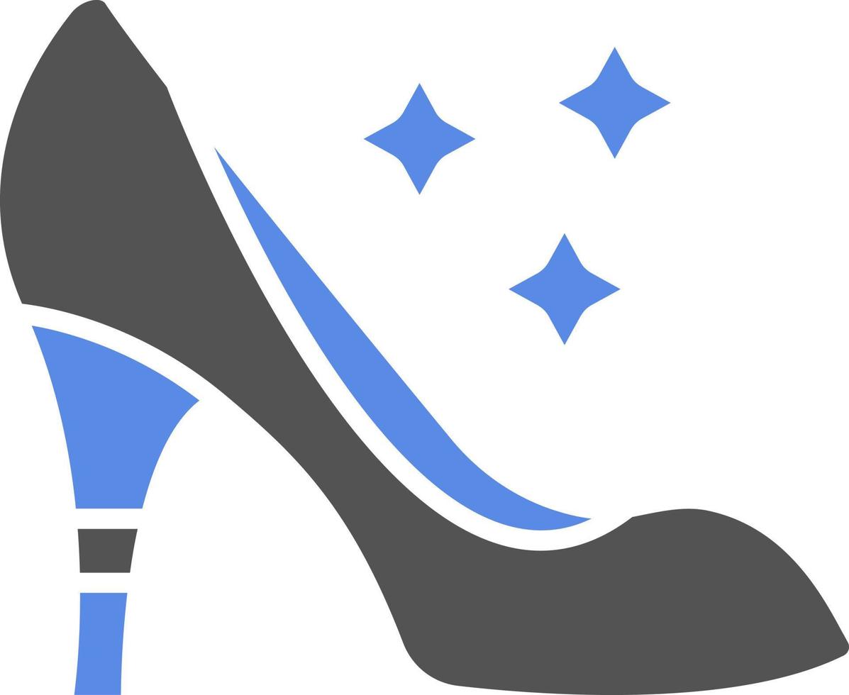 High Heel Vector Icon Style