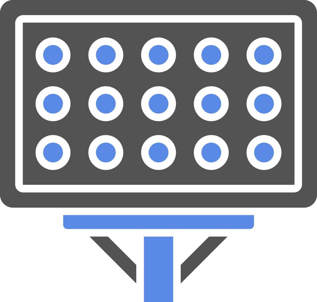 Stadium Lights Vector Icon Style