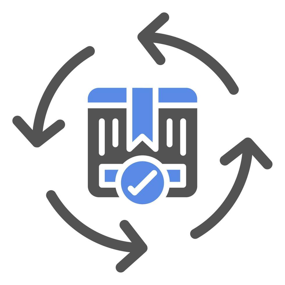 Continuous Delivery Vector Icon Style