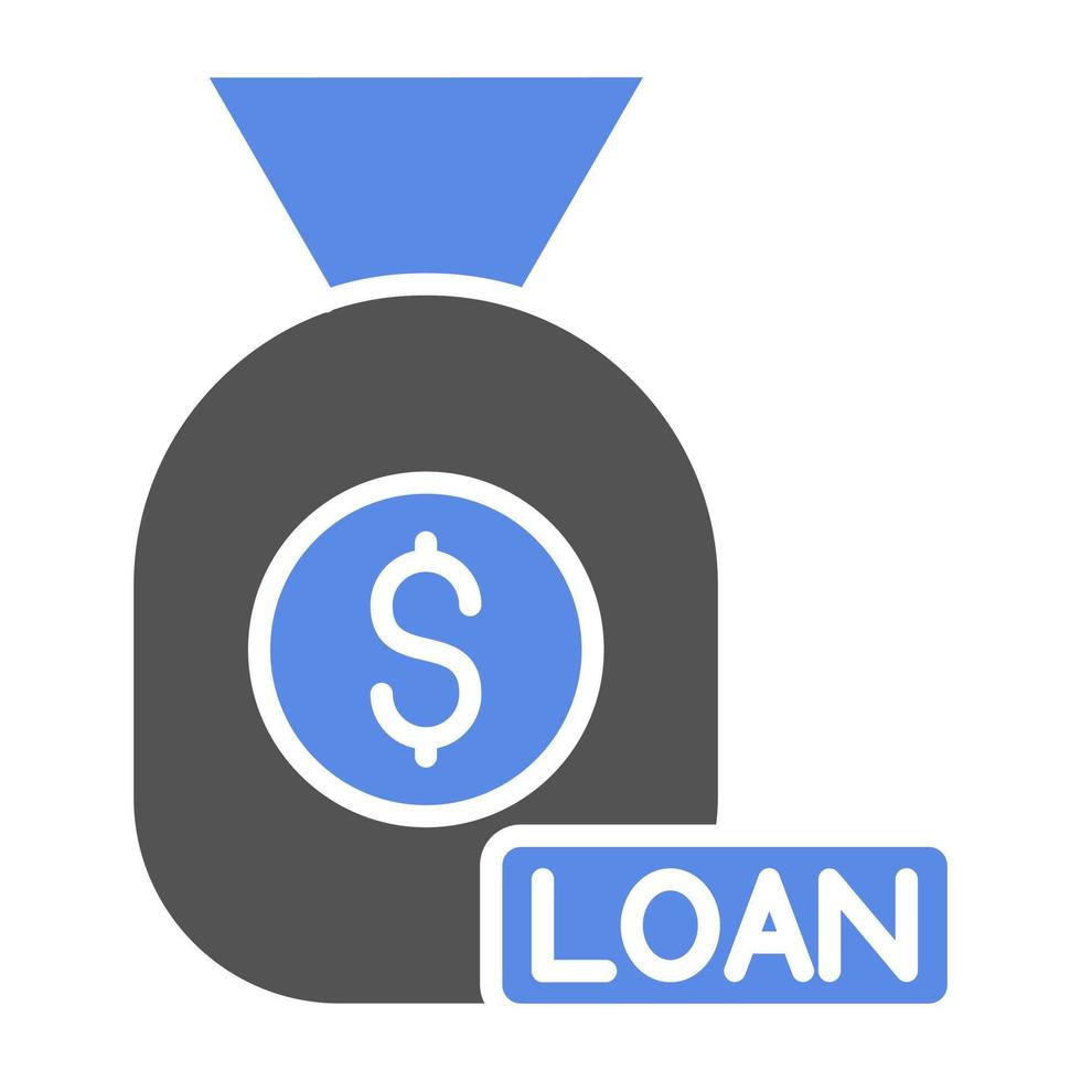 Loan Money Vector Icon Style