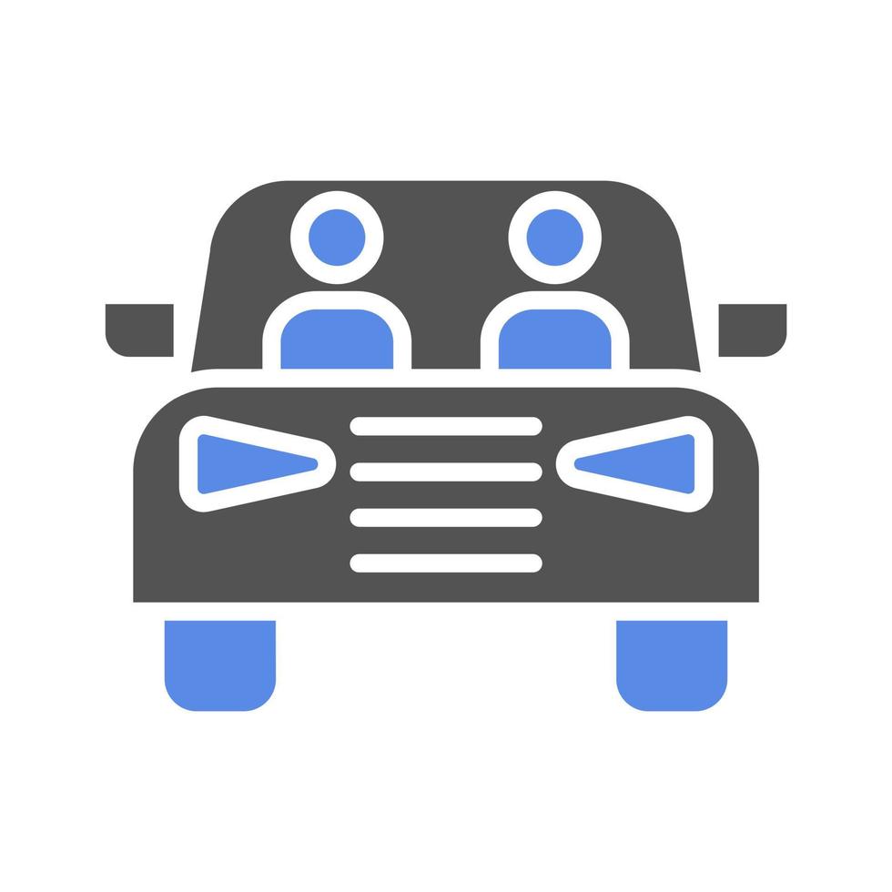Carpool Vector Icon Style