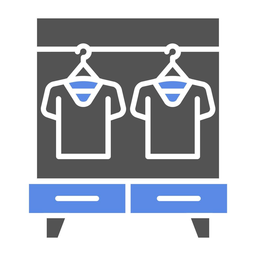 Clothing Rack Vector Icon Style