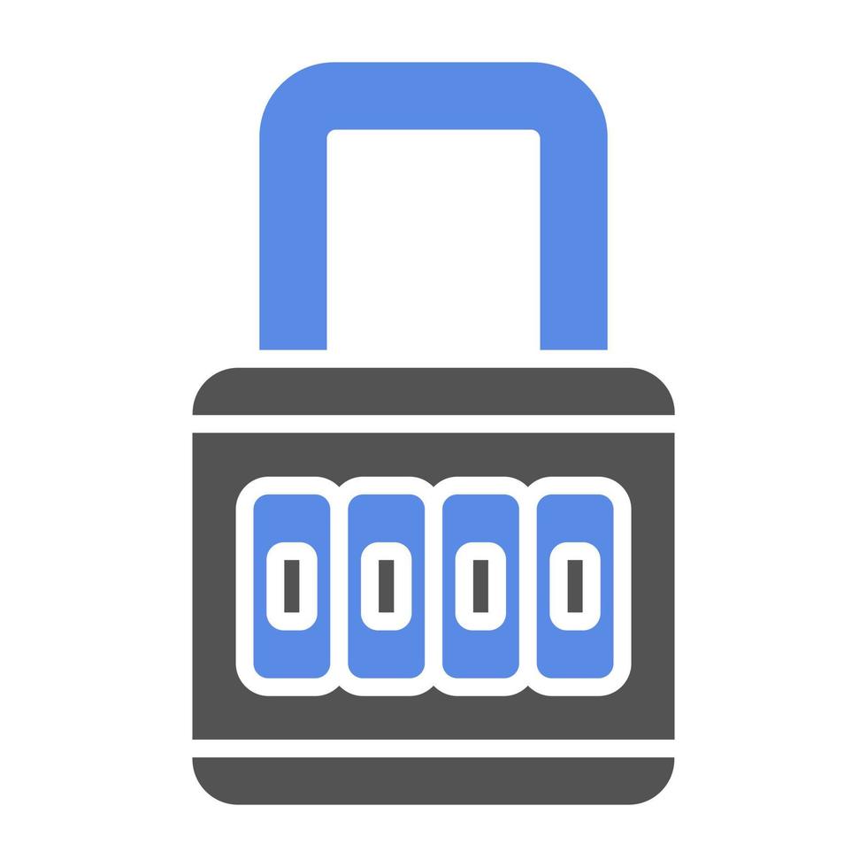 Number Padlock Vector Icon Style 22410035 Vector Art at Vecteezy