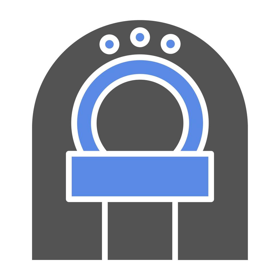 CT Scan Vector Icon Style
