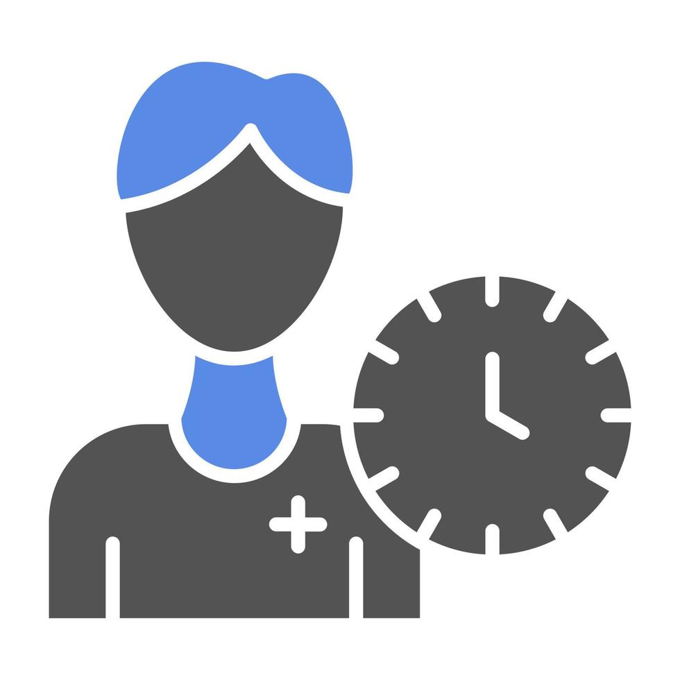 Patients Waiting Vector Icon Style