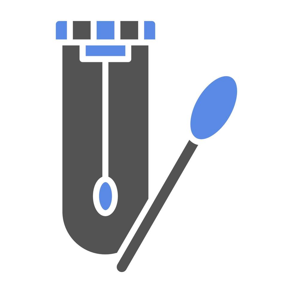 Swab Test Vector Icon Style