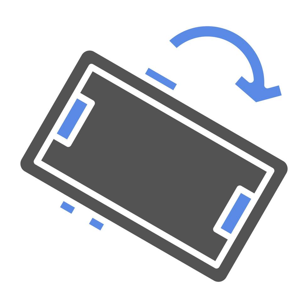 Screen Rotation Vector Icon Style