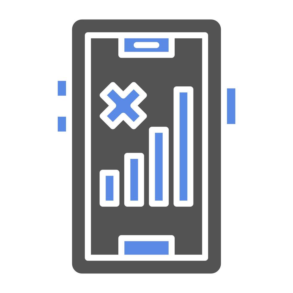 Signal Cellular Null Vector Icon Style