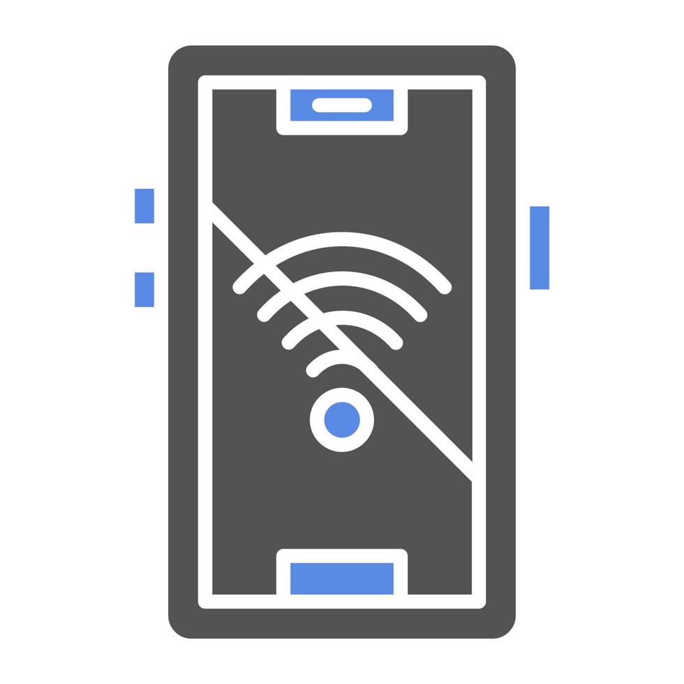 Signal Wifi Off Vector Icon Style