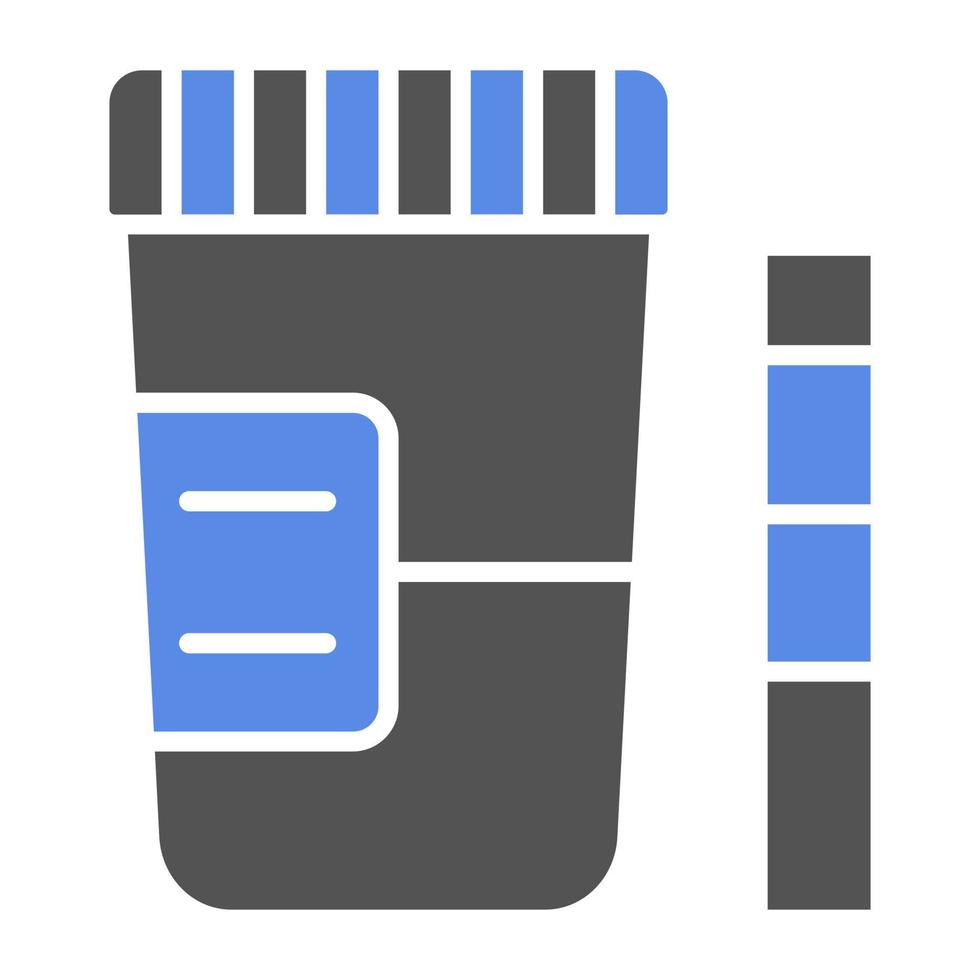 Urine Test Vector Icon Style