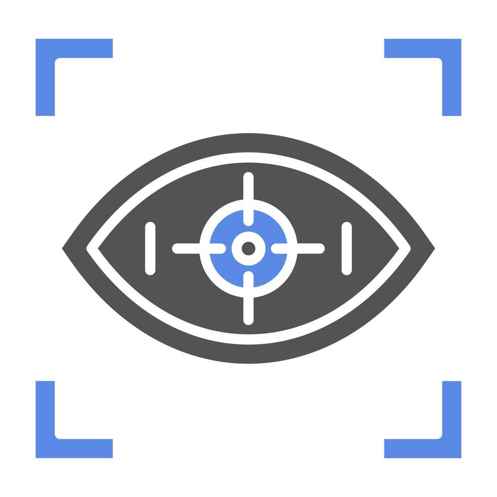 Focusing Vector Icon Style