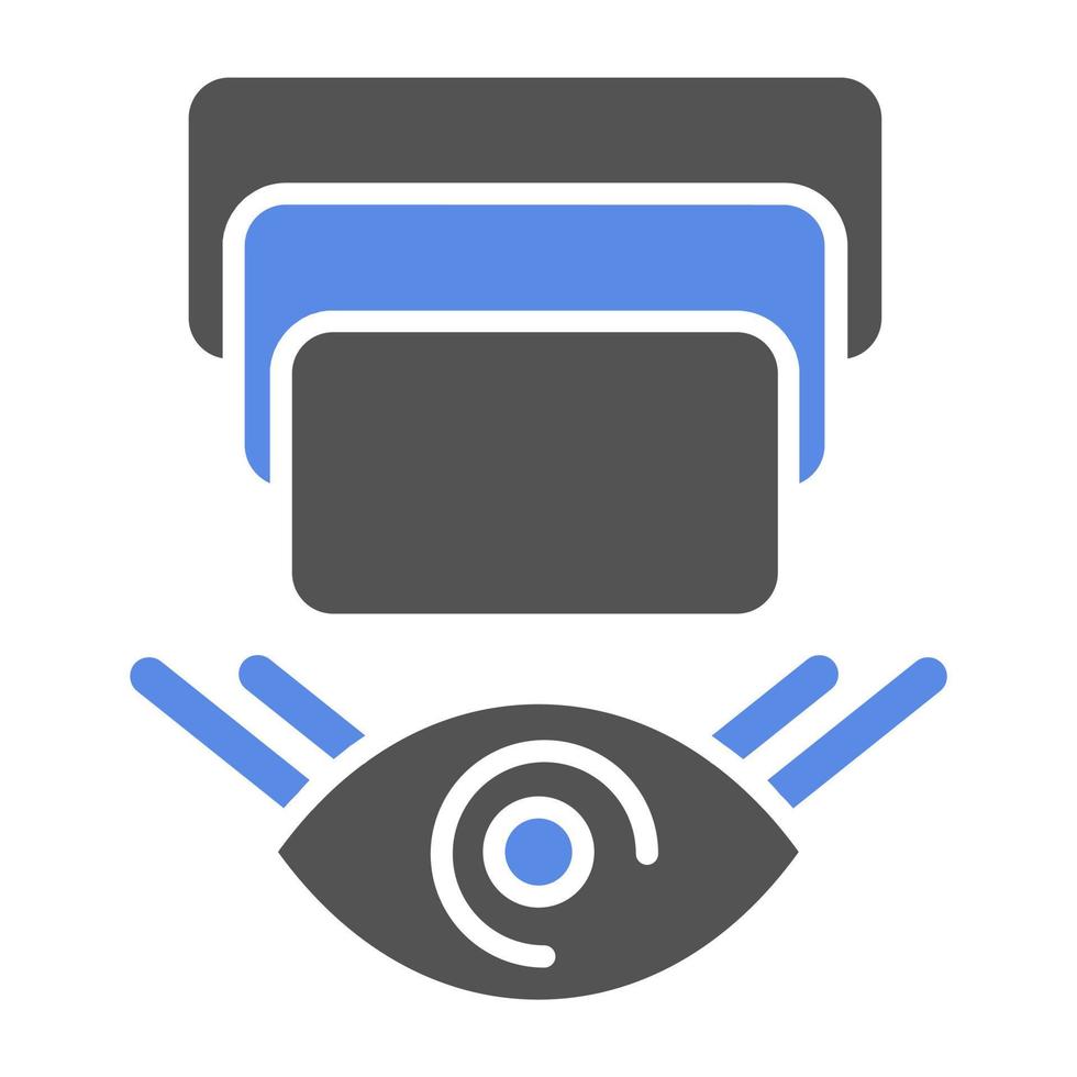 Depth Perception Vector Icon Style
