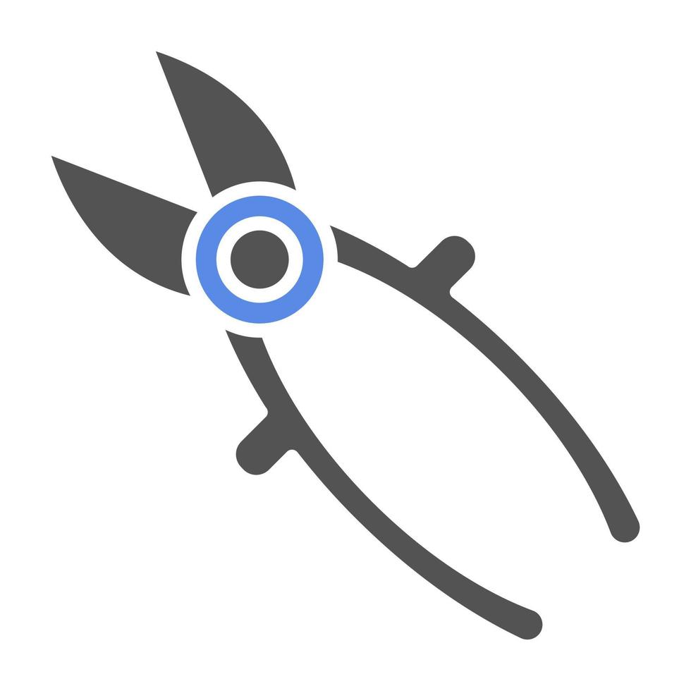 Wire Cutter Vector Icon Style