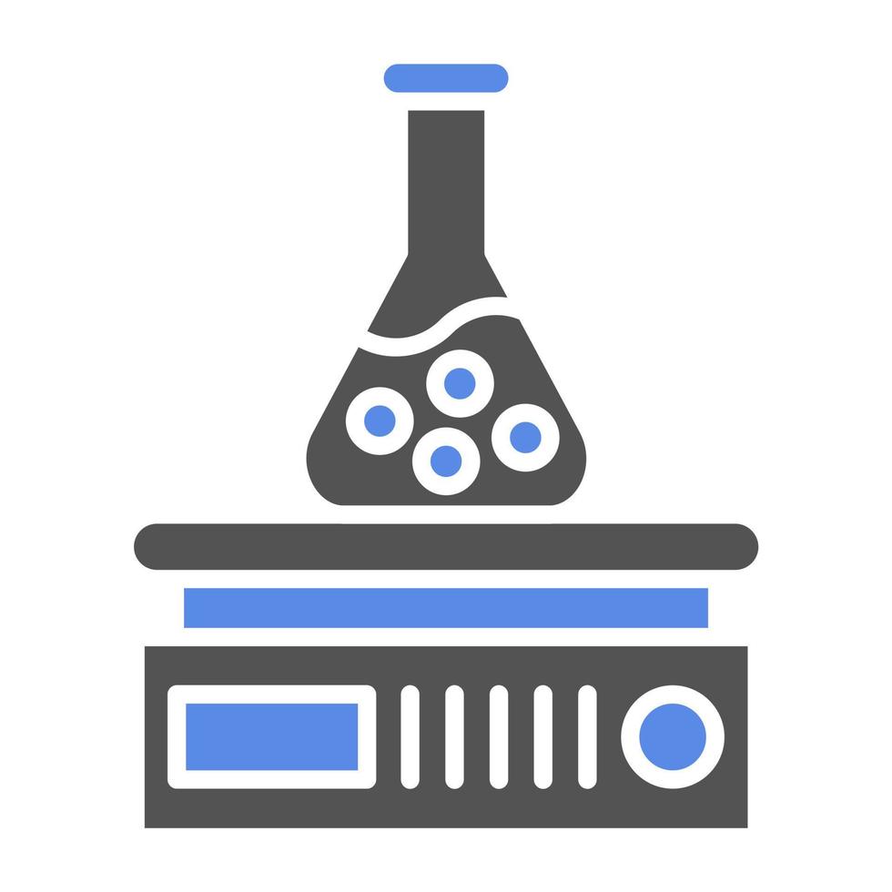 Magnetic Stirrer Vector Icon Style