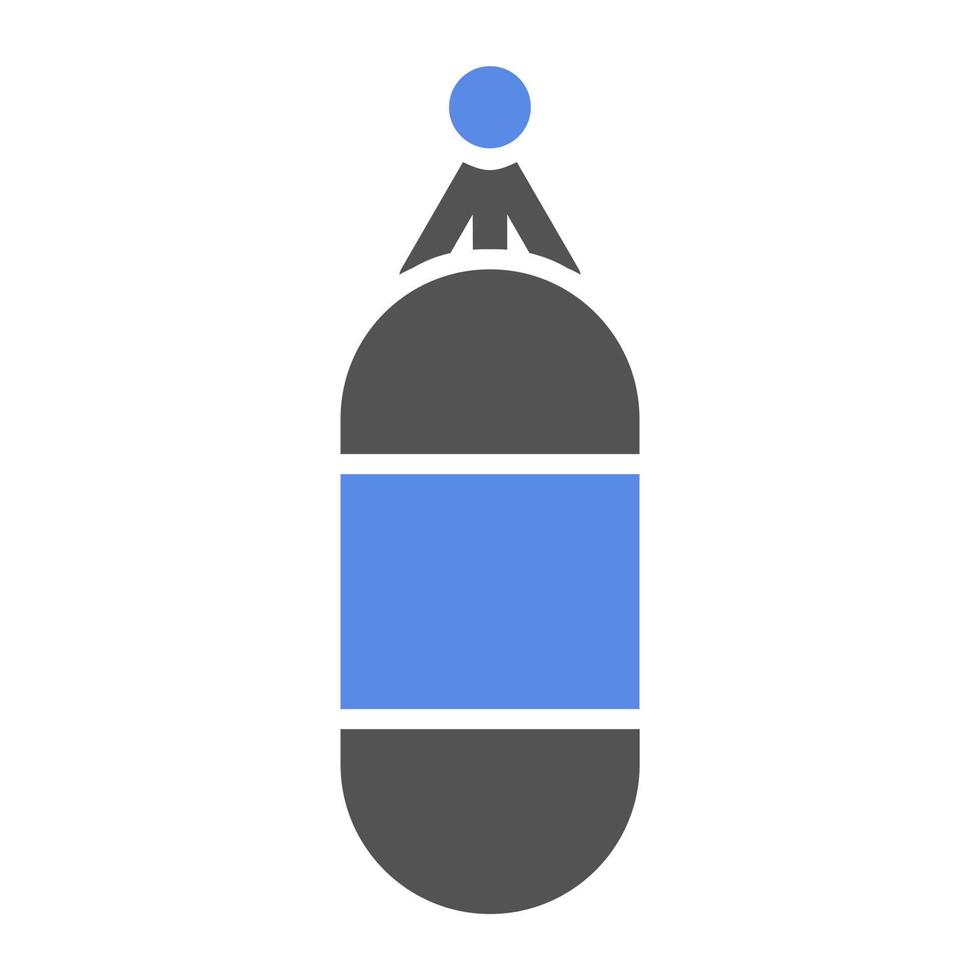 Punching Bag Vector Icon Style