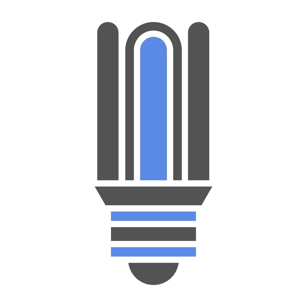 Cfl Compact Bulb Vector Icon Style