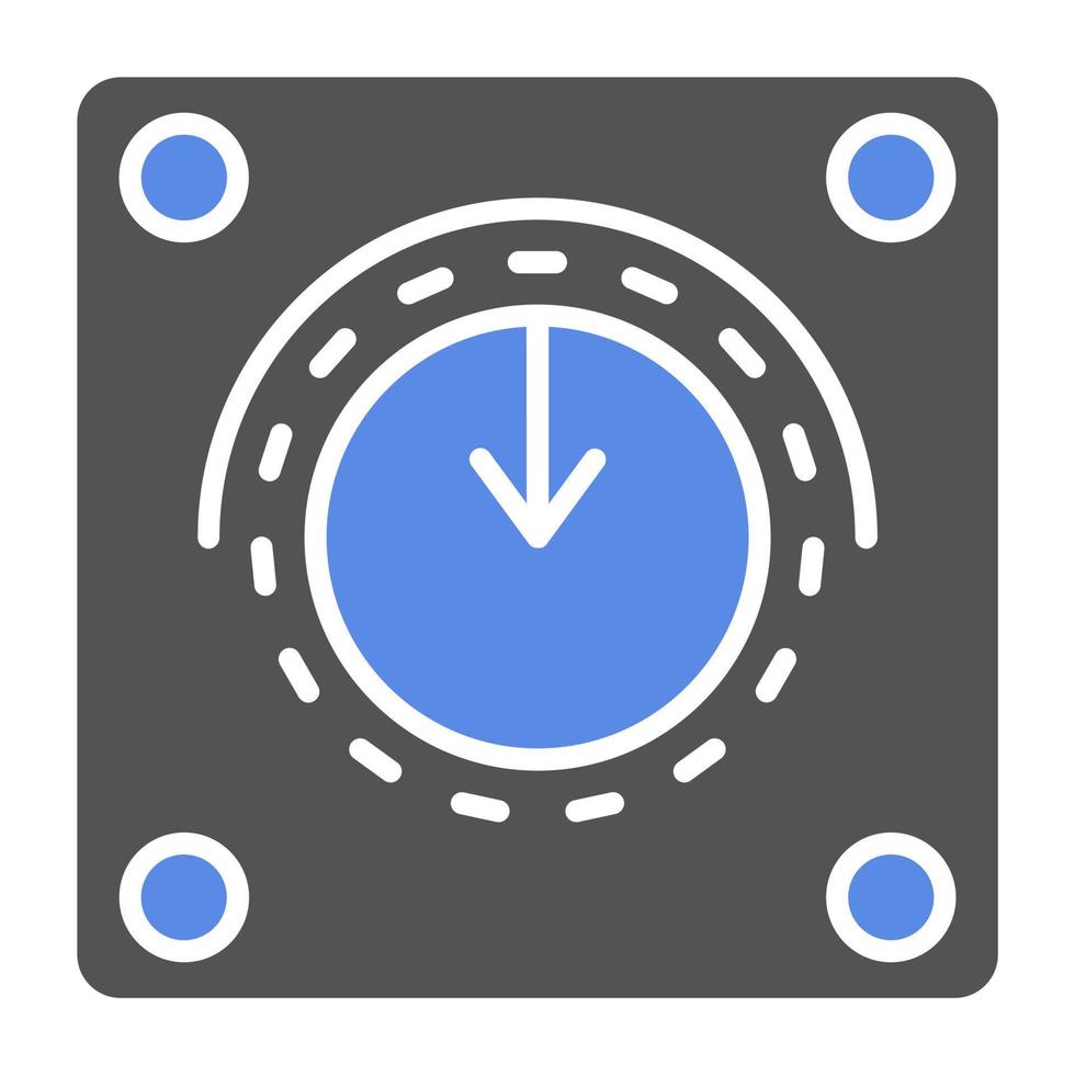Dimmer Switch Vector Icon Style