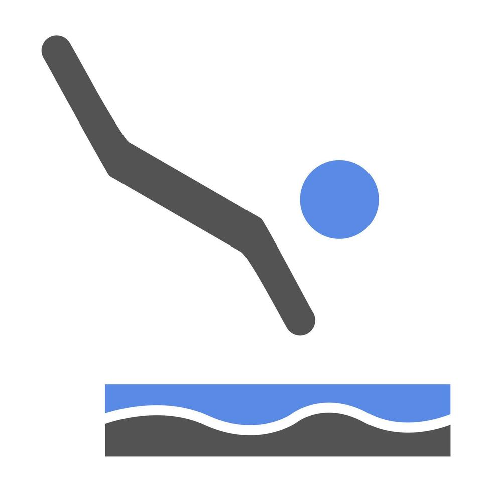 Diving Vector Icon Style