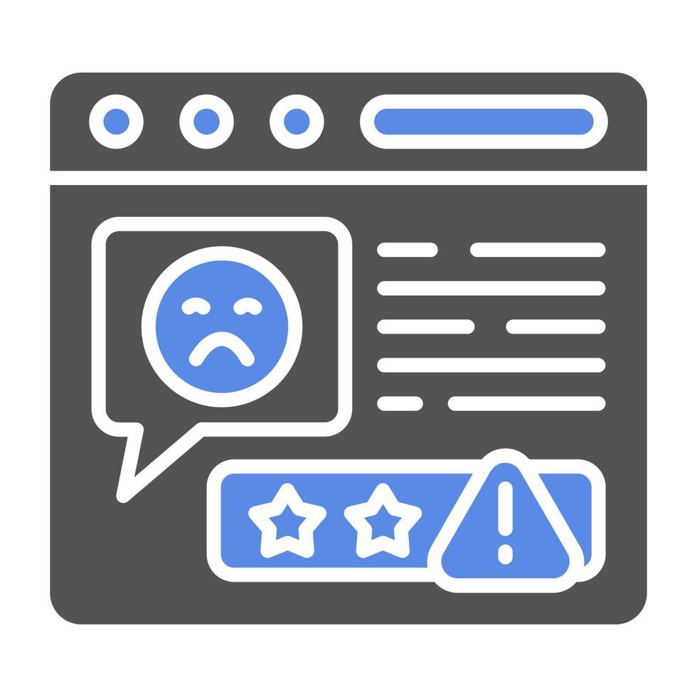 Complaint Vector Icon Style