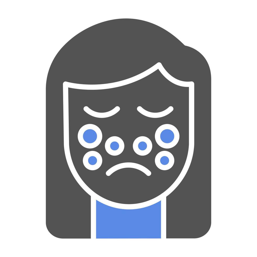 exfoliación vector icono estilo