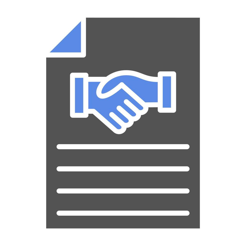 Agreement Vector Icon Style