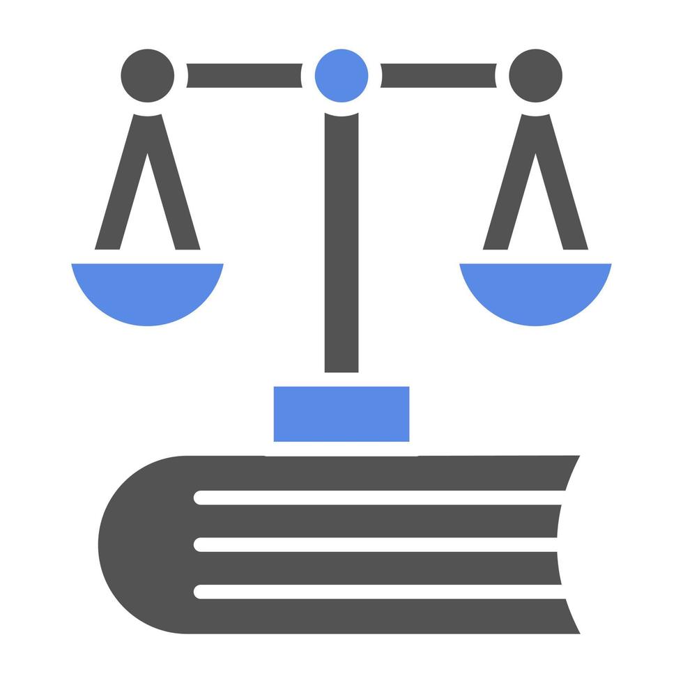Common Law Vector Icon Style