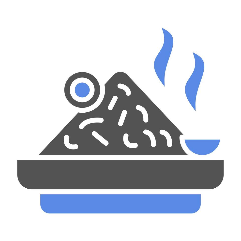 Nasi Goreng Vector Icon Style