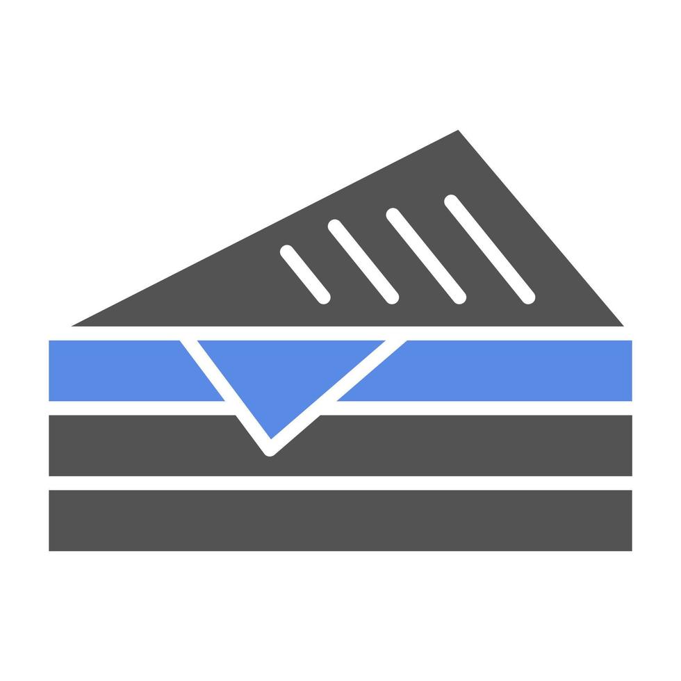 Cheese Bread Vector Icon Style