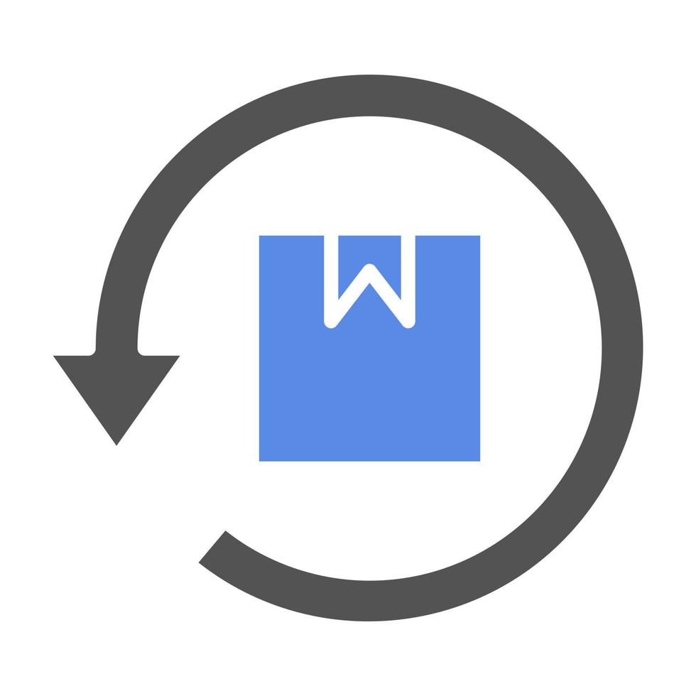 Reverse Logistics Vector Icon Style