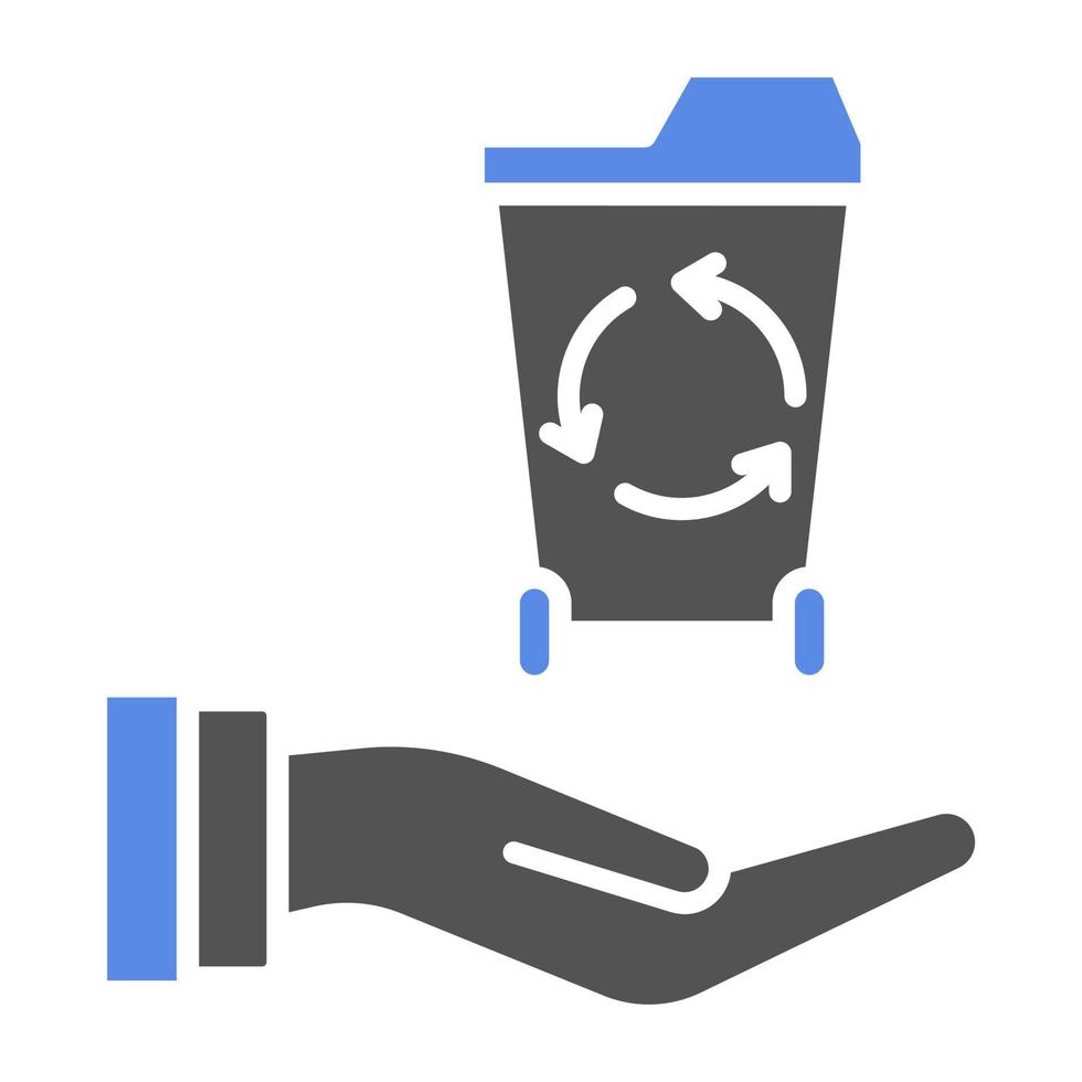 Responsible Disposal Vector Icon Style