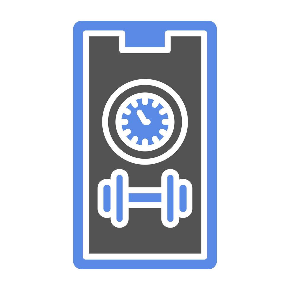 Gym Time Vector Icon Style