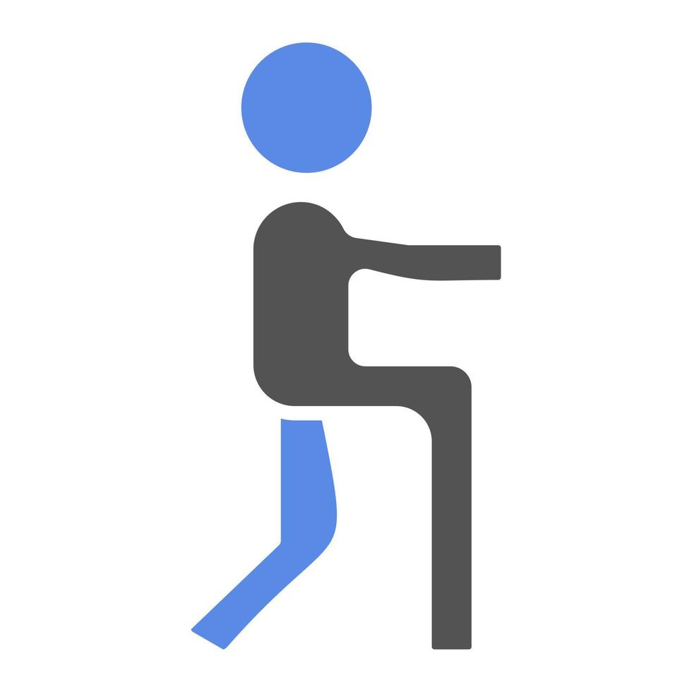 Lunges Vector Icon Style