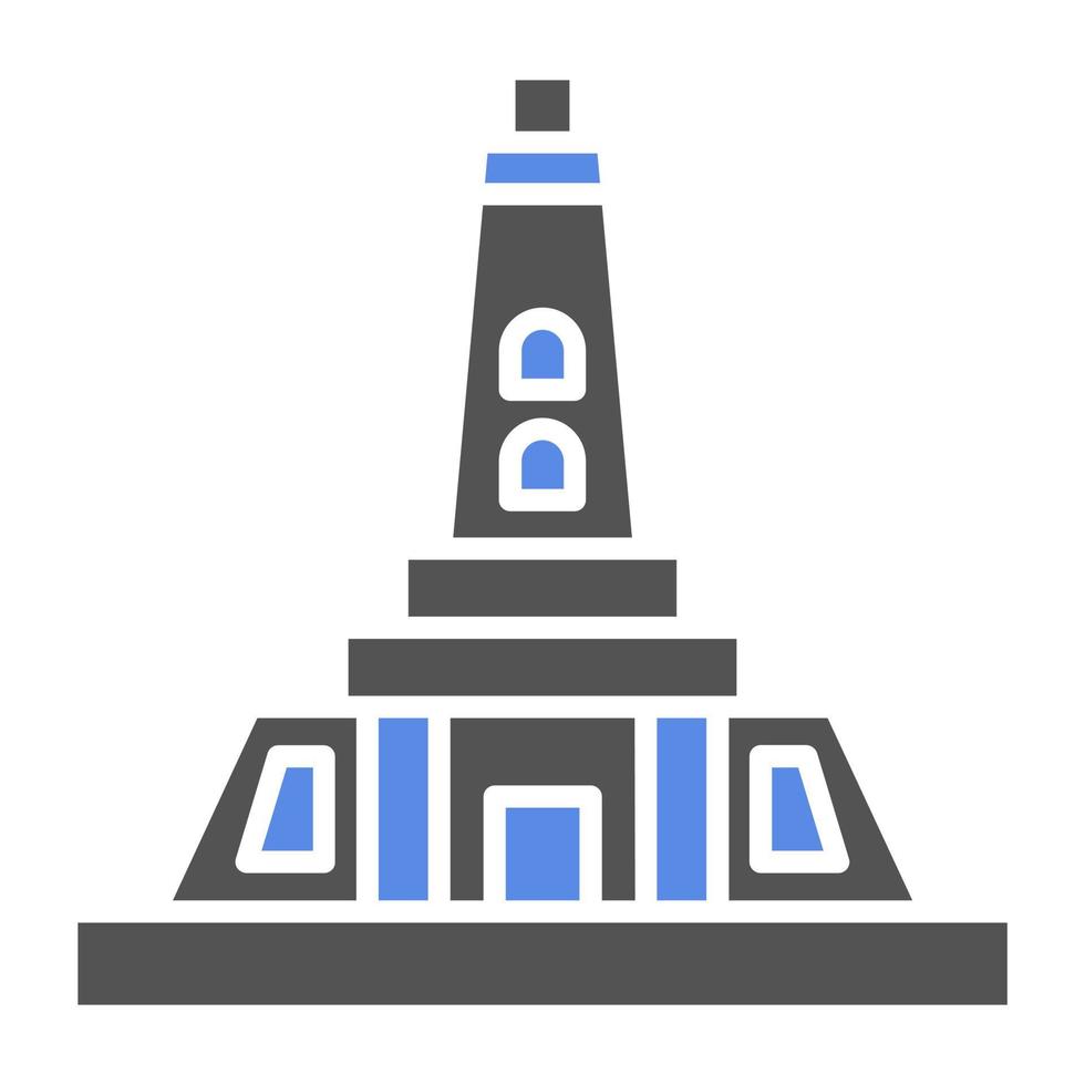 Newzealand Monument Vector Icon Style