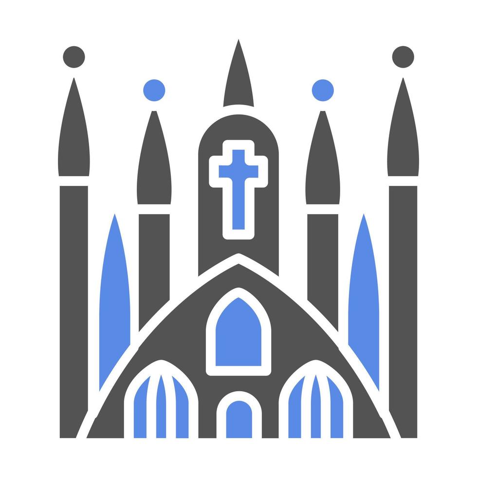 Sagrada Familia Vector Icon Style