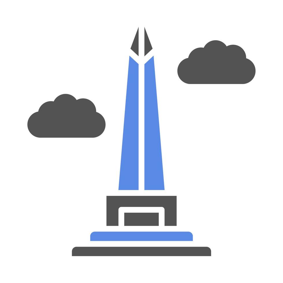 Obelisk Of Buenos Aires Vector Icon Style