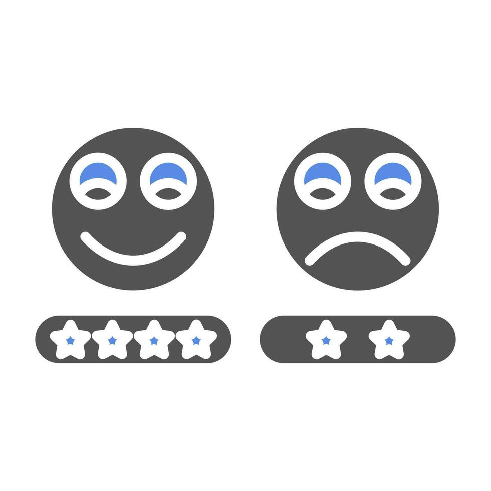 Satisfaction Level Vector Icon Style