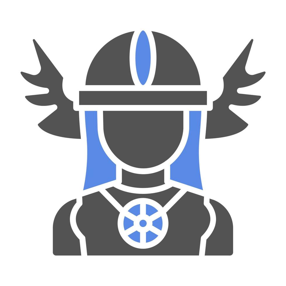 Shieldmaiden Vector Icon Style