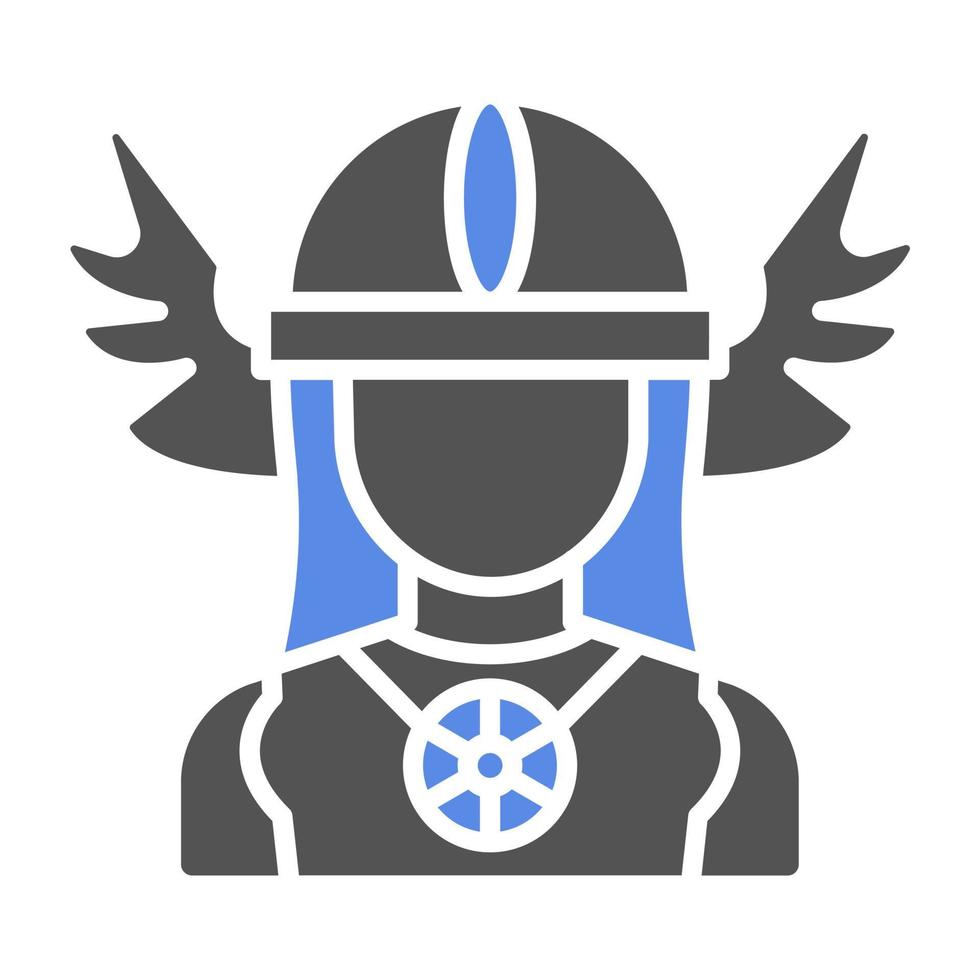 Shieldmaiden Vector Icon Style