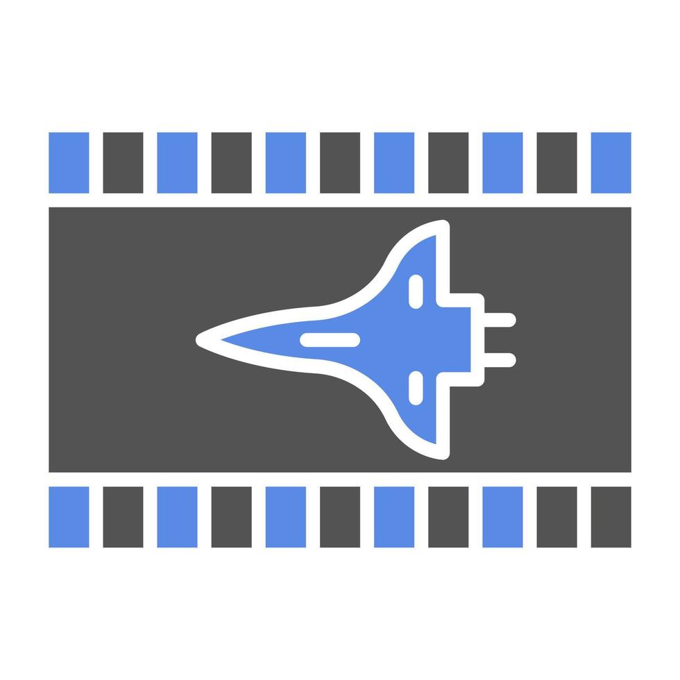Sci fi Movie Vector Icon Style