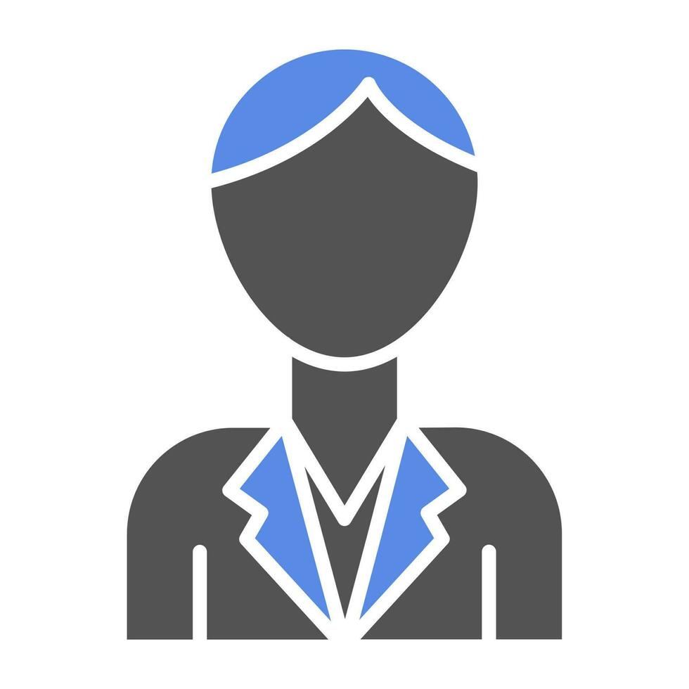 Client Male Vector Icon Style