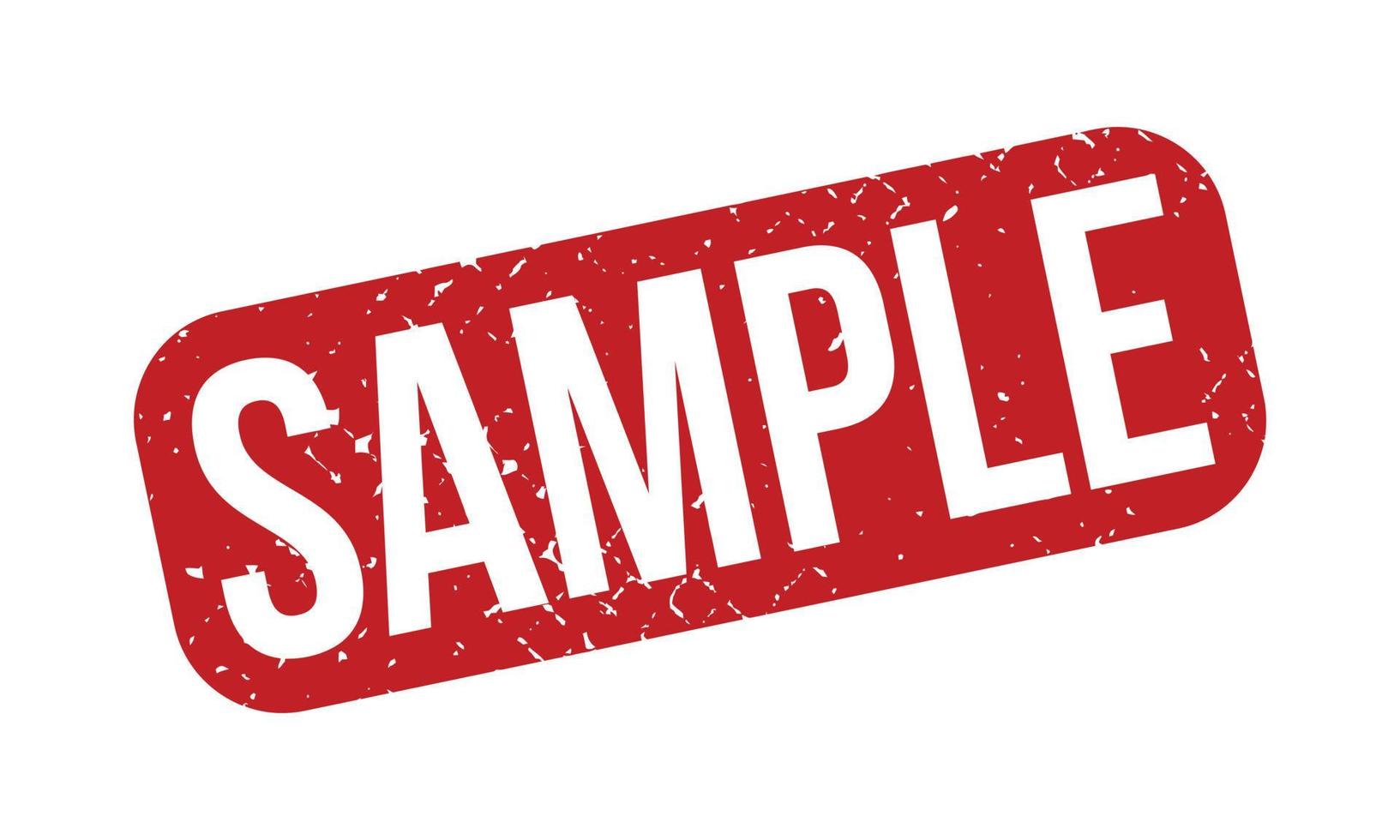 Sample Rubber Grunge Stamp Seal Vector Illustration