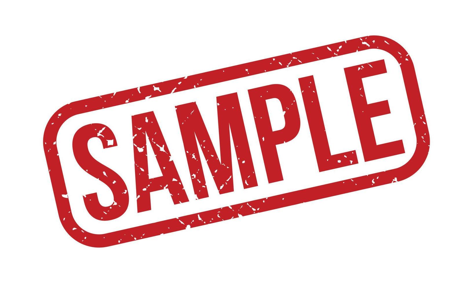 Sample Rubber Grunge Stamp Seal Vector Illustration