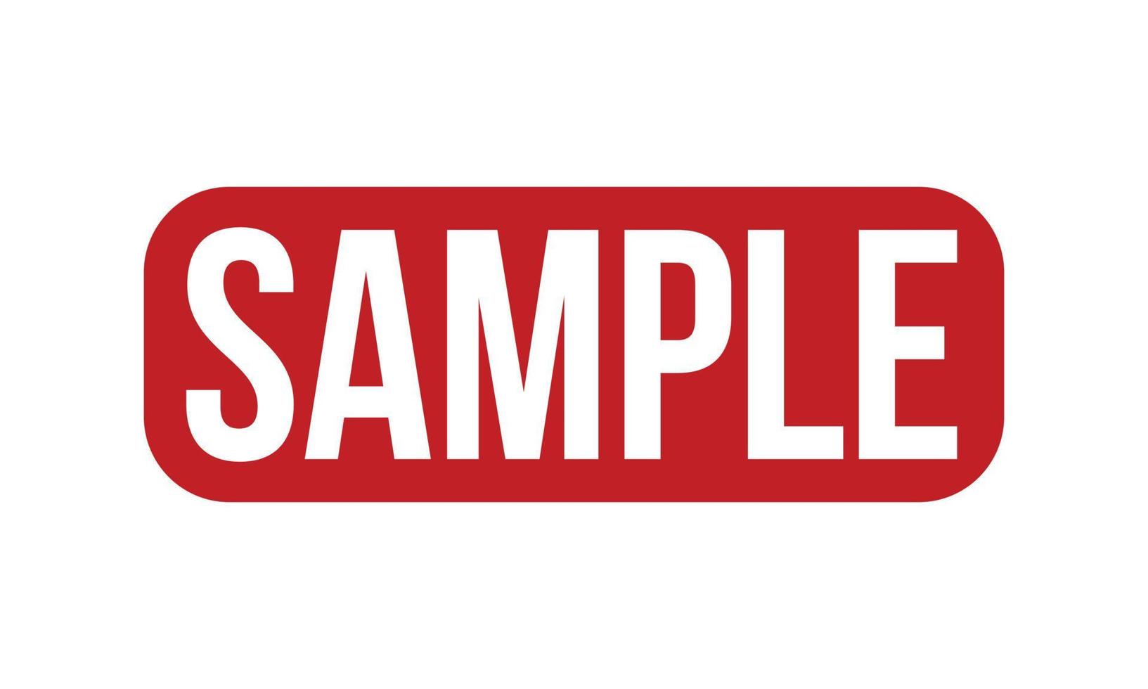 Sample Rubber Grunge Stamp Seal Vector Illustration