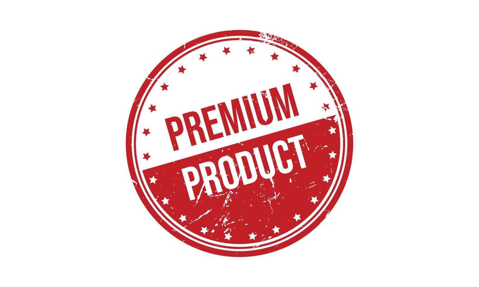 Premium Product Rubber Grunge Stamp Seal Vector Illustration