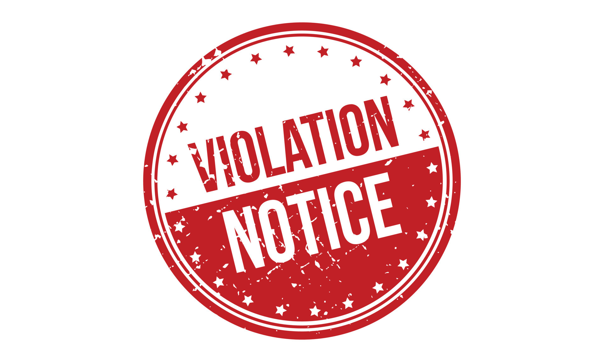 Violation Notice Rubber Stamp Red Violation Notice Rubber Grunge Stamp Violation Notice Rubber Stamp Red Violation Notice Rubber Grunge Stamp