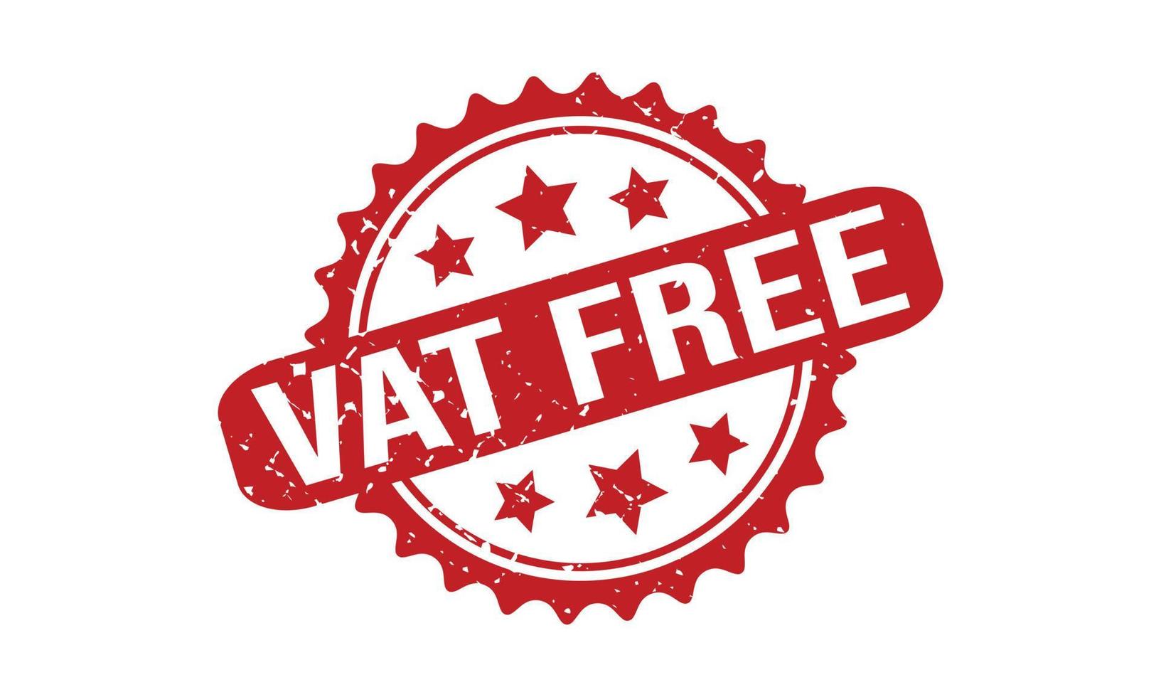 IVA gratis caucho grunge sello sello vector ilustración