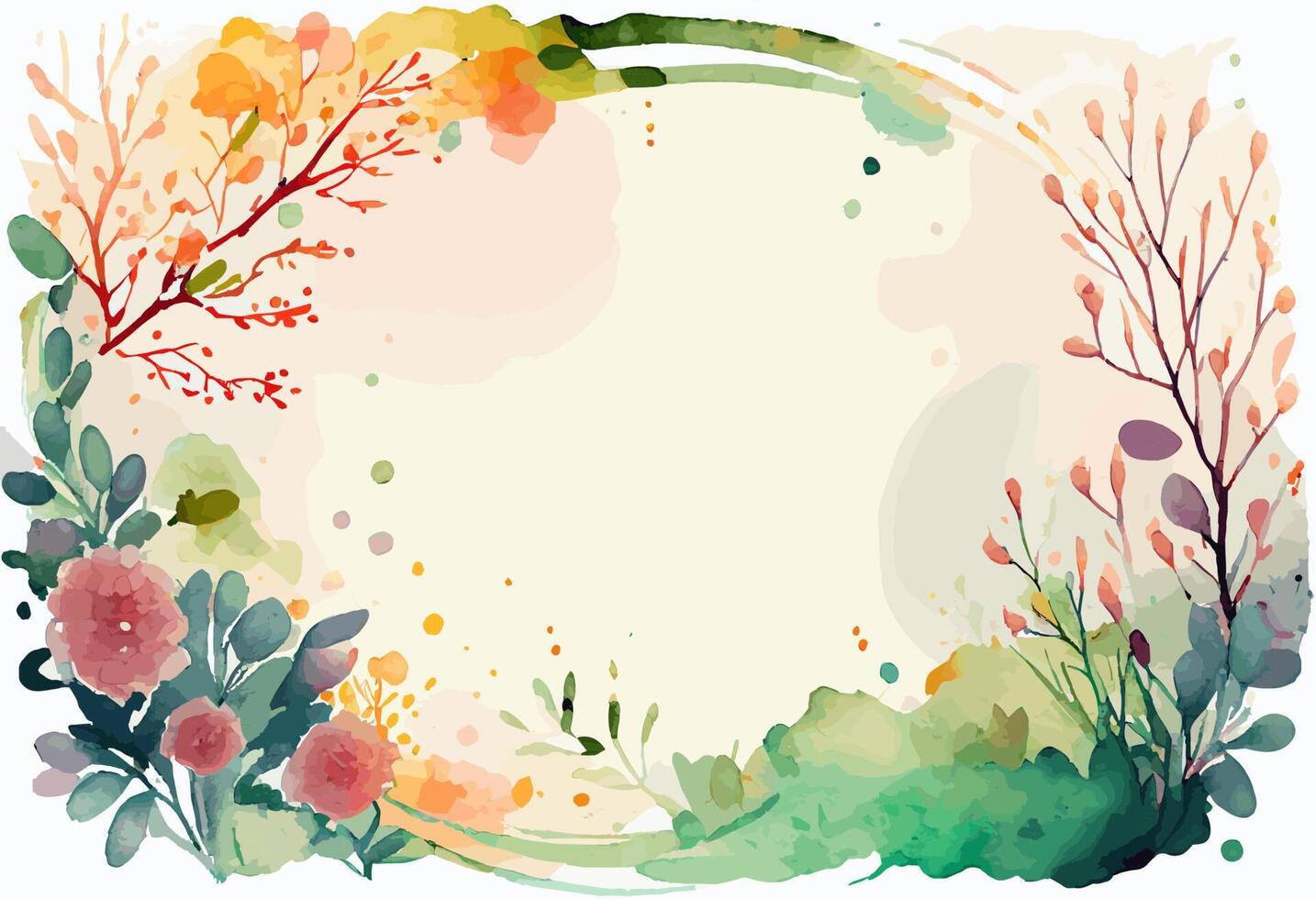 Beautiful Floral Spring Background. vector