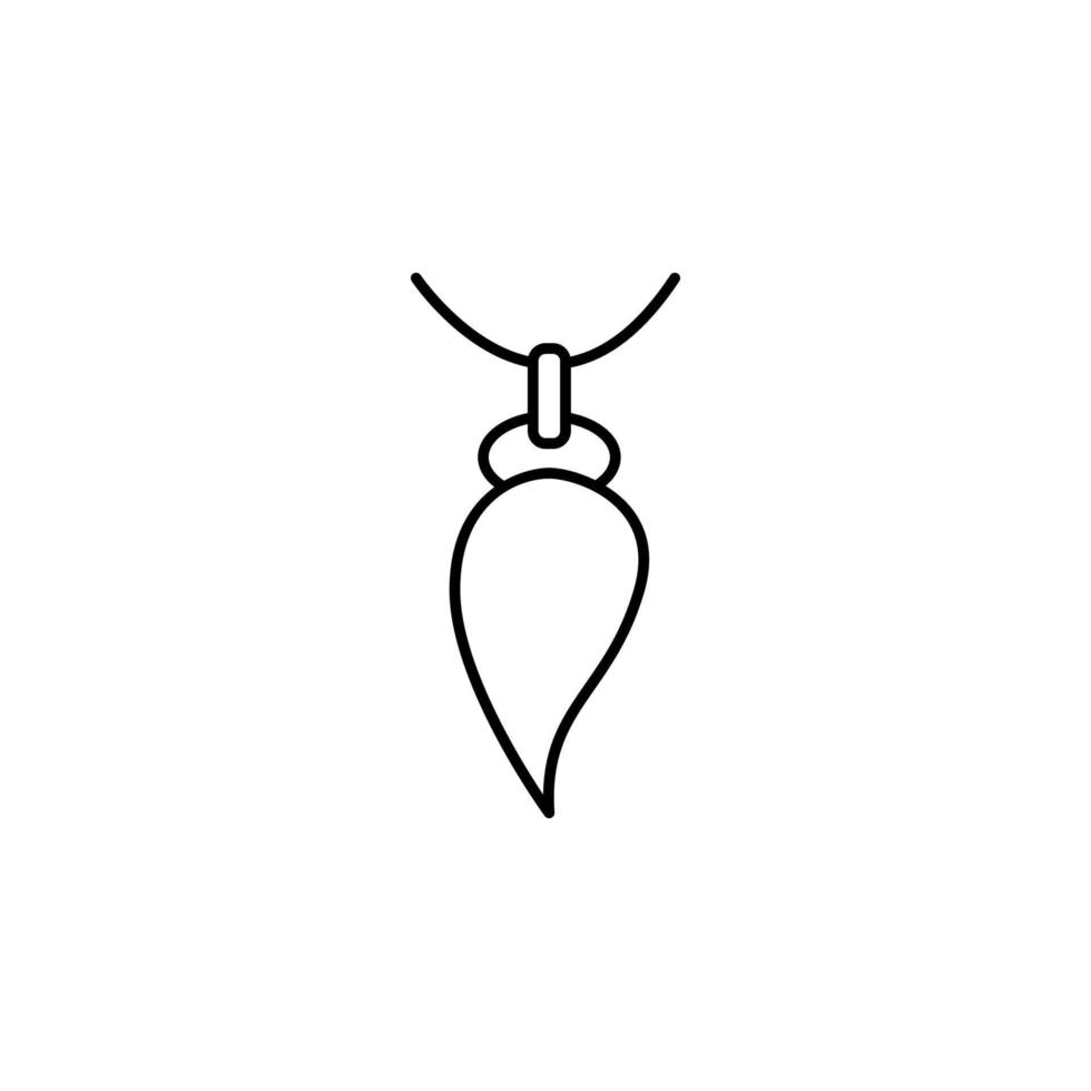 necklace vector icon