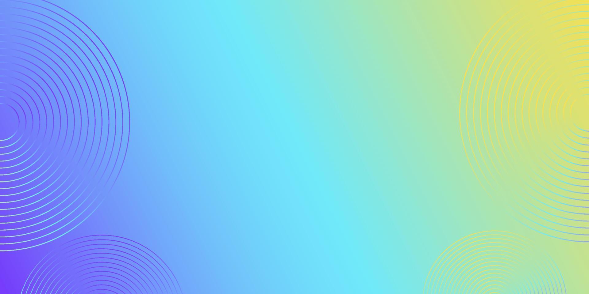Pastel gradient abstract background with circle lines. Suitable for banner, landing page, presentation vector